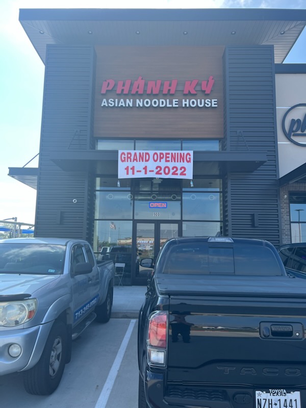 Phanh Ky Asian Noodle House | 12661 Tomball Pkwy #900, Houston, TX 77086, USA | Phone: (281) 741-5759