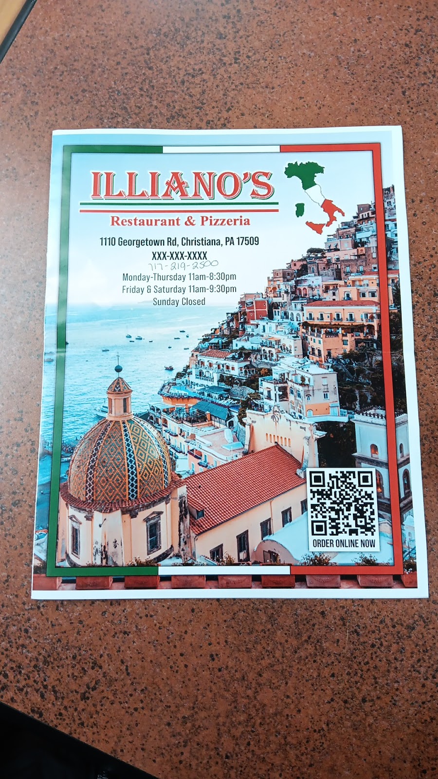 Illianos Pizzeria & Restaurant | 1110 Georgetown Rd, Christiana, PA 17509, USA | Phone: (717) 219-2500