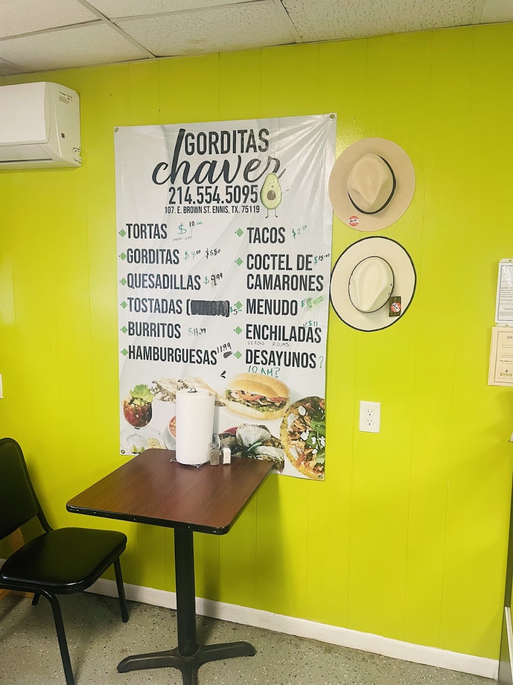 Gorditas Chavez | 109 E Brown St, Ennis, TX 75119, USA | Phone: (214) 554-5095