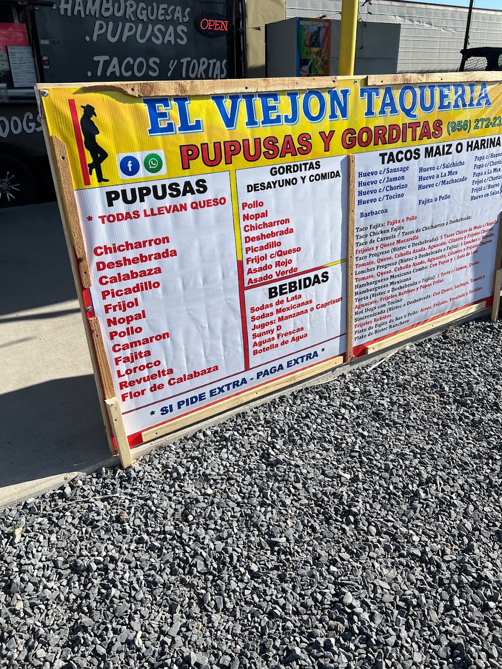 El Viejon Taqueria | 1810 E Mile 13 1/2 N, Donna, TX 78537, USA | Phone: (956) 272-2320