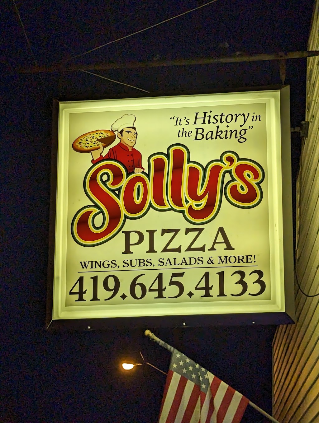 Sollys Pizza | 112 E Main St, Cridersville, OH 45806, USA | Phone: (419) 645-4133