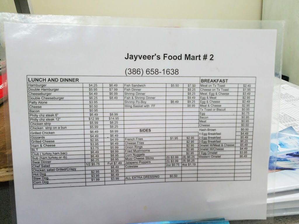 Jayveer Deli | 23527 NW County Rd 250, Live Oak, FL 32060, USA | Phone: (386) 658-1638