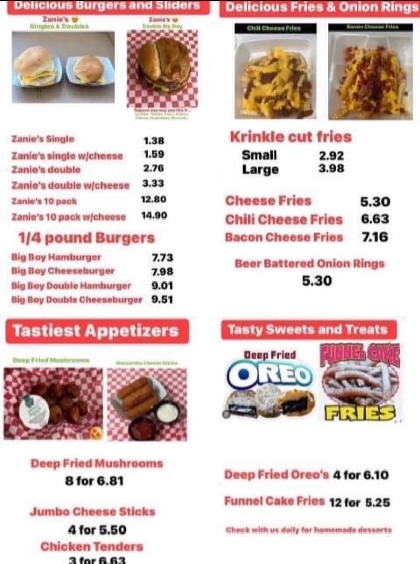 Zanie’s | 65 Shady Ln, Wittensville, KY 41274, USA | Phone: (606) 297-1424